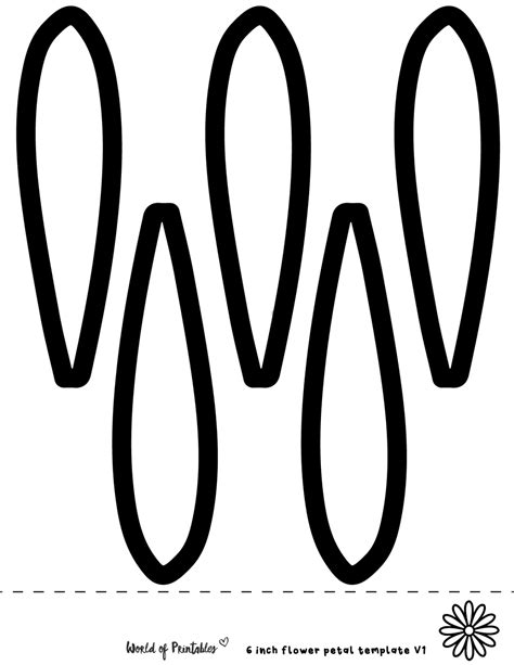 40+ Flower Petal Templates - World of Printables