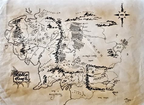 Middle Earth Map