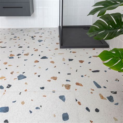 Trend white terrazzo multicolour wall and floor tile – Artofit