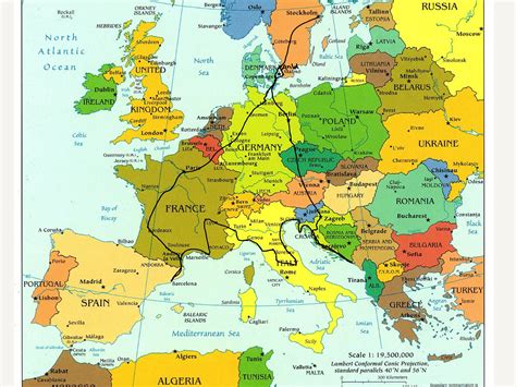 Travel Planning Map Of Europe at Eva Murnin blog