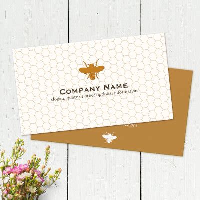 Honey Bee Business Card Template 的图像结果