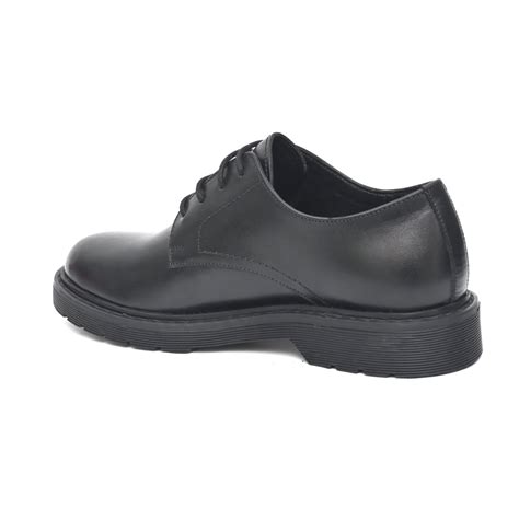 LIVI Genuine Leather Black Dual Size technology School Shoes – Fresh Feet