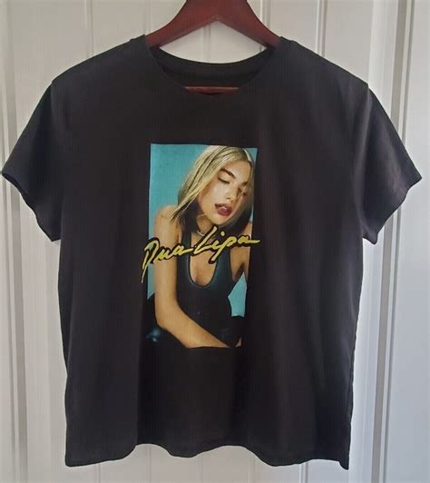 Dua Lipa Official Merchandise Tour T-shirt Black Size… - Gem