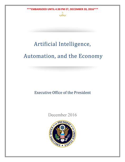 Artificial Intelligence, Automation, and the Economy ( PDFDrive ...