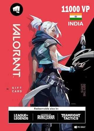 Valorant Points 11000 VP ( Valorant points India - Code Only) : Amazon ...