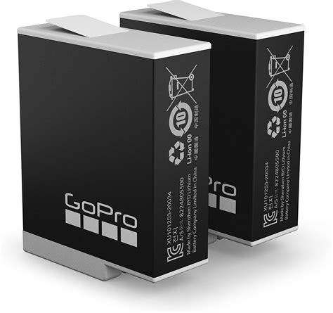 GoPro Enduro Rechargeable Battery 2-Pack (HERO12 Black/HERO11 Black ...
