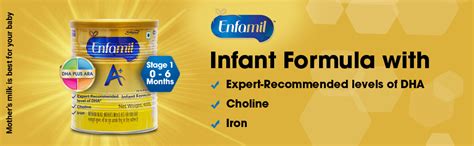 Buy Enfamil A+ Stage 1: Infant Formula (0 to 6 months) 400gm Online at ...