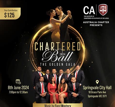 Chartered Ball 2024-The Golden Gala, Springvale Town Hall, Noble Park ...