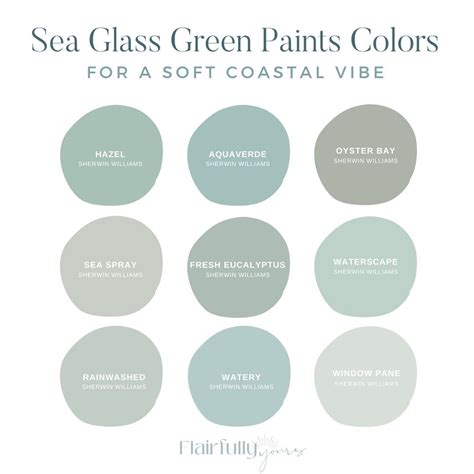 9 Sea glass green paint colors for a soft coastal vibe | Aqua paint ...