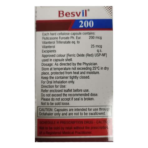 Besvil 200 Octacaps Capsule | Uses, Side Effects, Price | Apollo Pharmacy