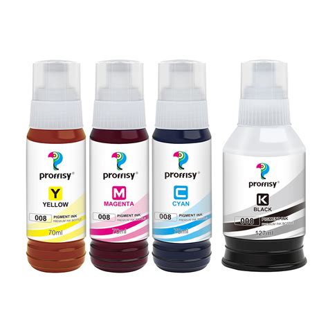 proffisy 008 Ink Refill Pigment Ink, 008 Ink Bottle Compatible with ...