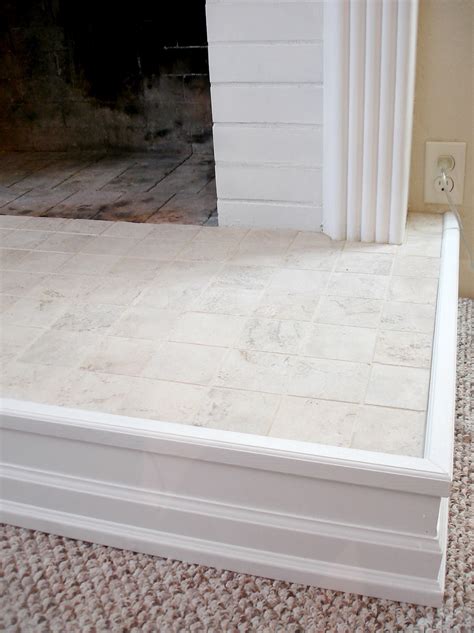 Marble Tile Fireplace Hearth | Home Design Ideas