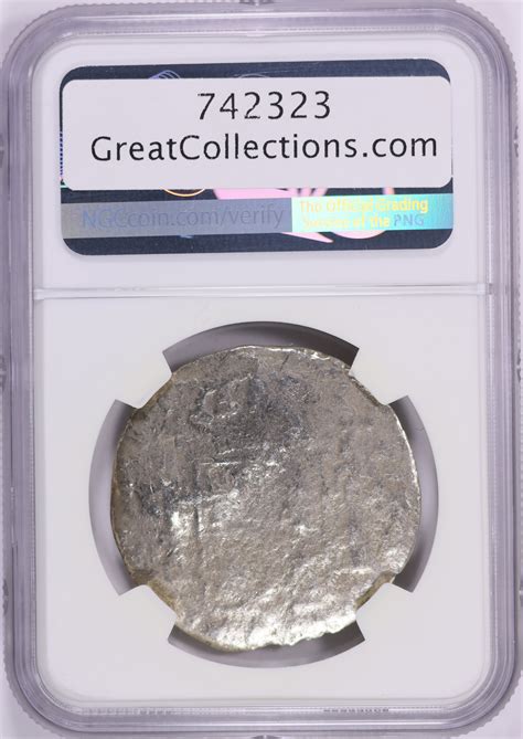 Spanish Colonial ND Silver 8 Reales El Cazador Shipwreck NGC Genuine ...