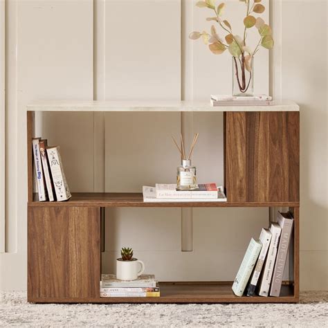 Buy Addison 2-Tier Open Book Shelf - Brown from Home Centre at just INR ...