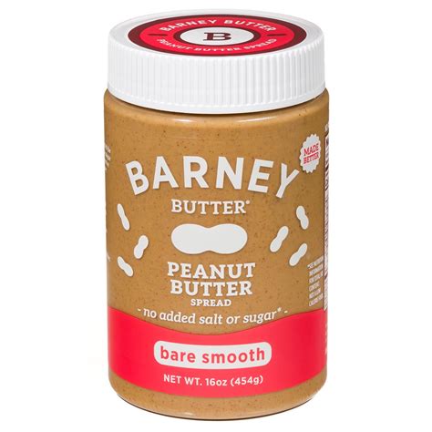 Bare Smooth Peanut Butter - Barney Butter
