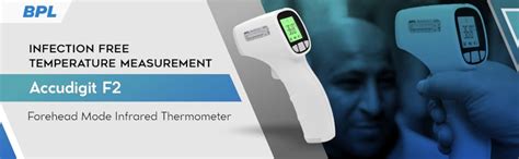 BPL Medical Technologies Accudigit F2 Non Contact Infrared Thermometer ...