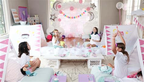 Birthday Slumber Party Decoration Ideas | Shelly Lighting