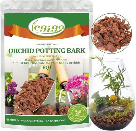 Amazon.com : Legigo 8 Quarts Organic Orchid Potting Bark- All Natural ...