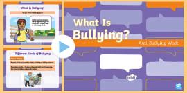 We Are All Different: Anti-Bullying PowerPoint - Resources
