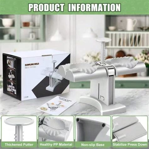Automatic Dumpling Maker Machine, Home Use Dough Pressure Device With ...