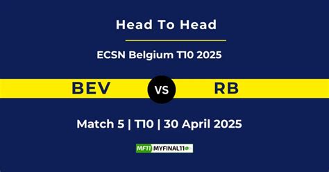 BEV vs RB Player Battle & Head to Head ECSN T10 Belgium 2025