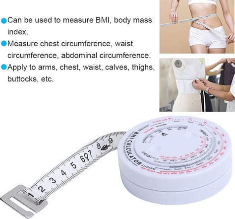 150cm Body Measure Tape, BMI Body Mass Index Tape Measure Body Fat ...