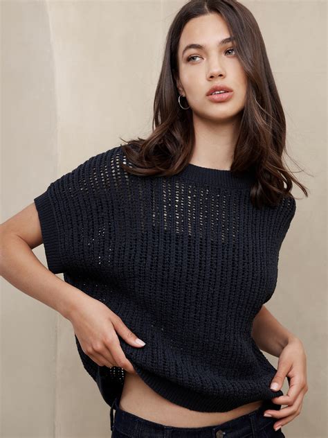 Open-Stitch Sweater | Banana Republic Factory