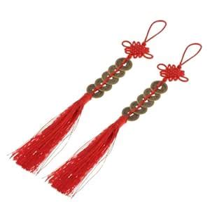KCHOICE® Qing Dynasty Chinese Knot Good Luck Coins Fortune Auspicious ...