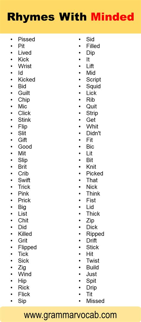 What Are Some Words That Rhyme With Her at Roger Burgess blog