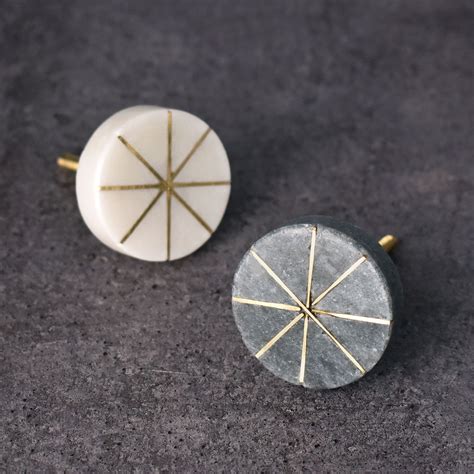 Hazrat Stone Cabinet Drawer Knob – Spruce and Pop