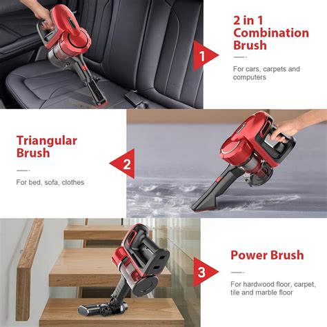 VICSQO Cordless Stick Vacuum Cleaner, 30KPa/350W Brushless India | Ubuy