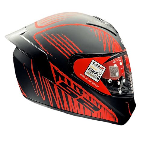 FF352 ROOKIE WRITED MATT BLACK RED – ls2helmetsindia