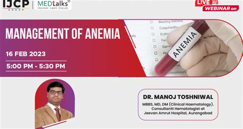 Management of Anemia- A Live Discussion on medical interventions with ...