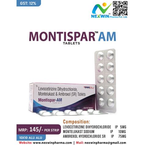 MONTISPAR™-AM Tablets Nexwin Pharma Pvt. Ltd.