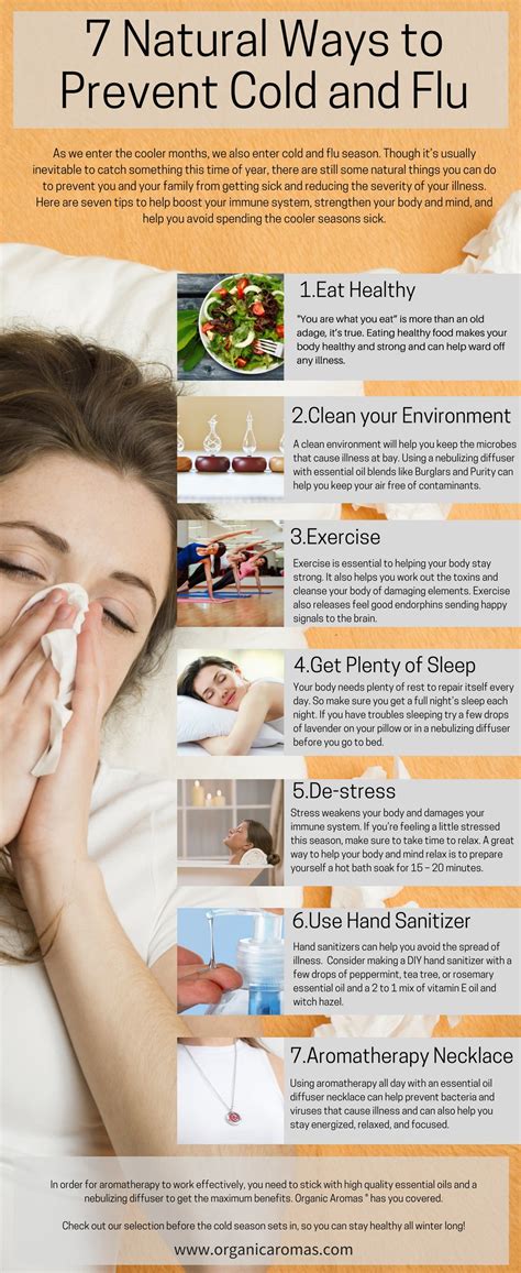 7 Natural Ways to Prevent Cold and Flu - Organic Aromas