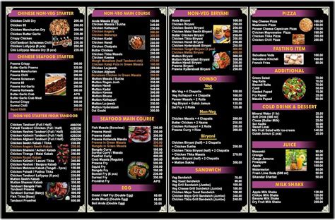 Menu at Sai Sagar Veg & Non-Veg, Mumbai, W