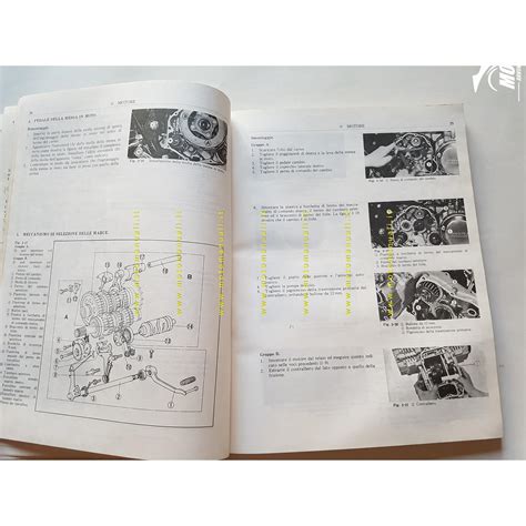HONDA CB 750 - 500 - 350 Four 1974 manuale officina ITALIANO originale - MotoFox