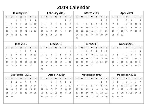 Calendario Bonito 2019 Para Imprimir Gratis Recientes Fondos De ...