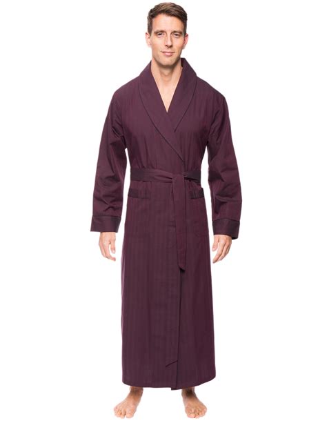 Mens Premium 100% Cotton Full-Length Robe – Noble Mount