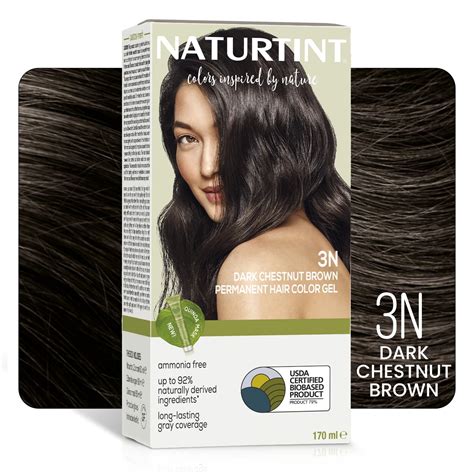 Naturtint Permanent Hair Colour Dark Brown 3N | For Optimal Scalp Care ...
