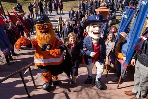 Newly appointed Penn President M. Elizabeth Magill welcomed by students ...