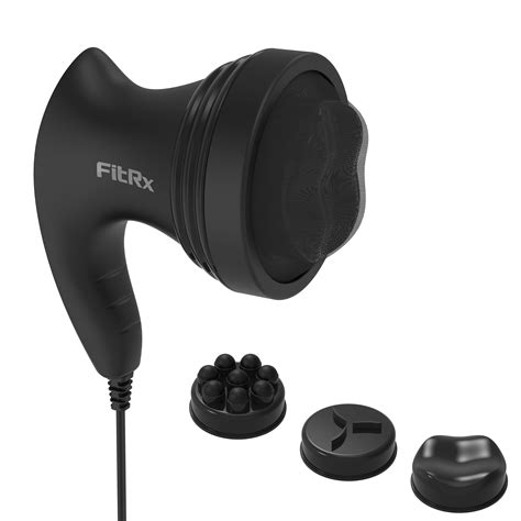 Buy FitRx Handheld Shiatsu Massager with Variable Speed Settings for ...