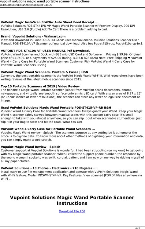 Image result for How to Use VuPoint Magic Wand Scanner