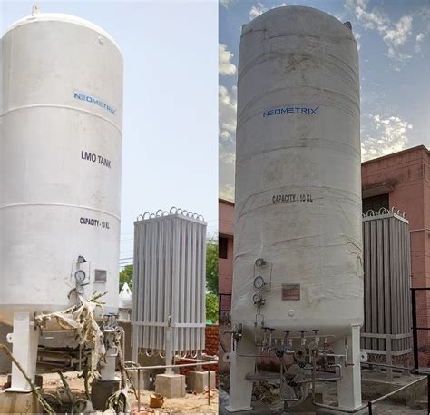 10 kL Cryogenic Liquid Medical Oxygen Vertical Storage Tank