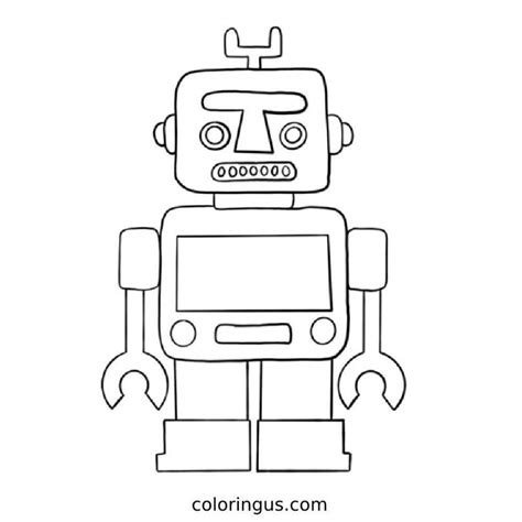 Robot Coloring Pages 的图像结果