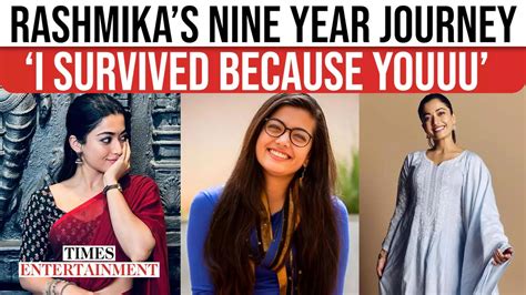 From Kirik Party to Pushpa & Animal, Rashmika marks 9 years with ...