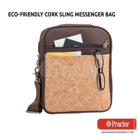 Eco Friendly CORK Sling Messenger Bag S17 in bulk for corporate gifting ...