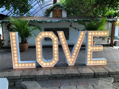 LOVE Marquee Letters Rental | Marquee Decor Rental | Party Marquee Decor