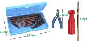 DUMDAAR Latest Allen key set Wire cutter and Screwdriver Allen Key Set ...