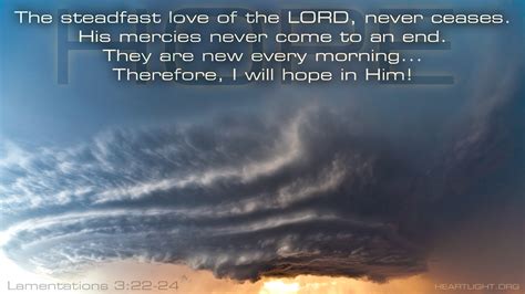 Lamentations 3:22-24 / Freedom Not to Fear — Heartlight® Gallery